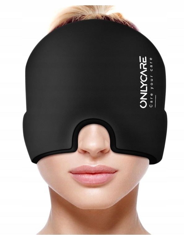 MIGRAINE SOOTHING CAP Headache Gel Compress Cooling Wrap Mask