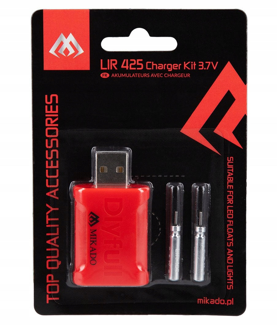 MIKADO FLOAT BATTERIES WITH CHARGER LIR425 Kind charger