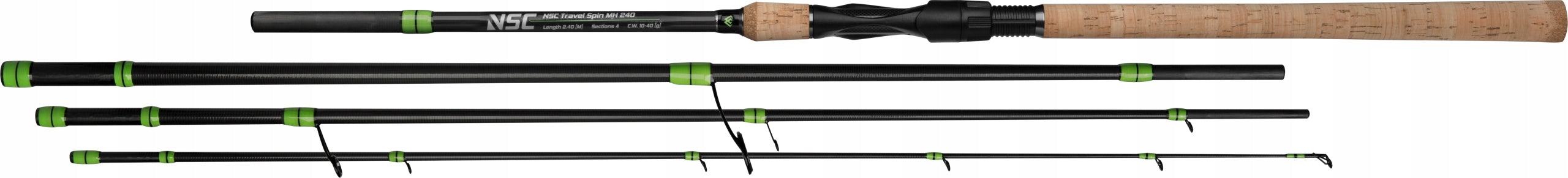MIKADO ROD - NSC TRAVEL SPIN MH 240 c.w.10-40 (4 sec.)