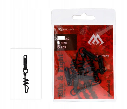 MIKADO SWIVEL WITH SCREW SAFETY PIN 5MM 5 PIECES