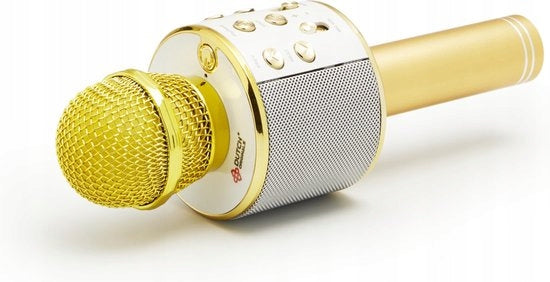 žaislinis karaoke mikrofonas su garsiakalbiu Dexter, rožinis