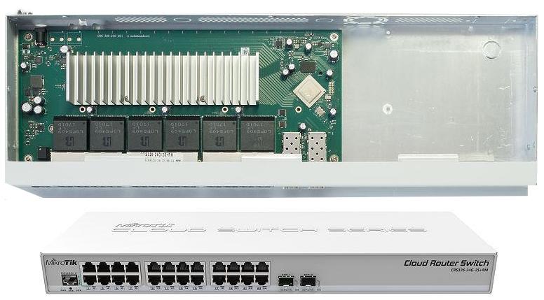 MIKROTIK ROUTERBOARD CRS326-24G-2S+RM SFP+ 26-Port Manufacturer MikroTik