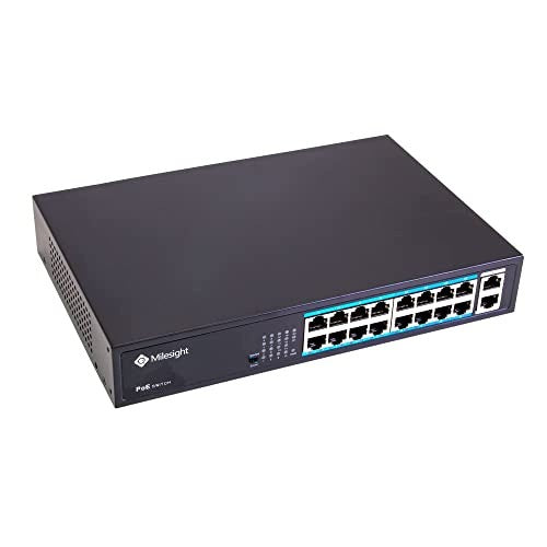 MILESIGHT INDUSTRIAL POE SWITCH 200W NETWORK SWITCH For Home Manufacturer no brand