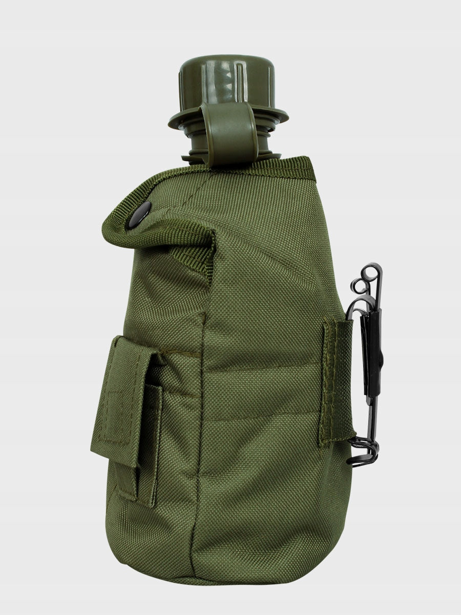 MILITARY CANTEEN WITH CUP US 1L + COVER Bottle Manufacturer code DOMANOLIV