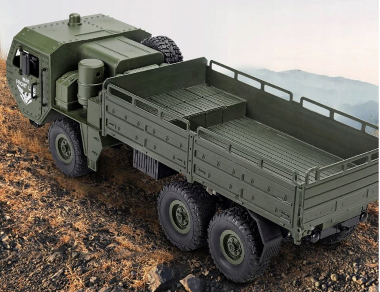 MILITARY CAR REMOTE CONTROLLED MILITARY TRUCK Q75 RC TRANSPORTER Brand Pan i Pani Gadżet