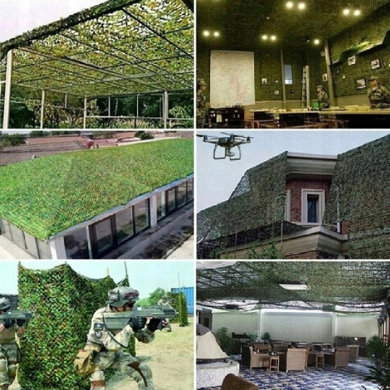 MILITARY GARDEN JUNGLE MASKING MESH 4x8m Height 4 m