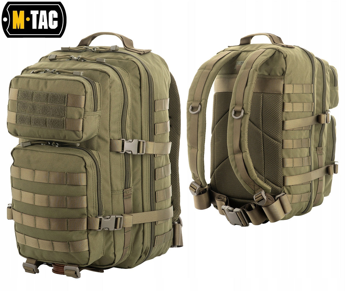 MILITARY HIKING BACKPACK ASSAULT PACK M-TAC MILITARY SCOUT 20L OLIV Brand M-Tac