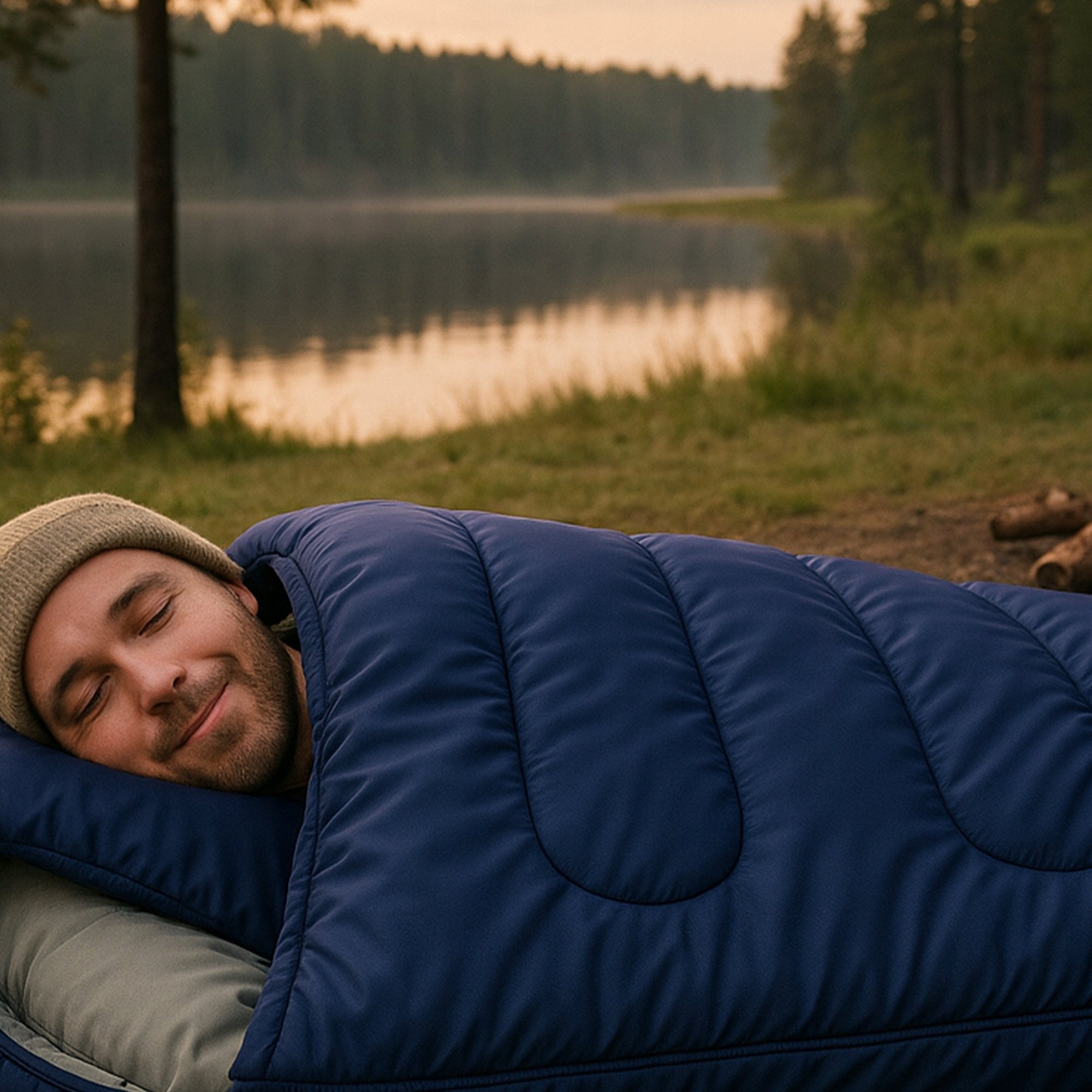 MILITARY HIKING SLEEPING BAG CAMPING DUVET HOOD MUMMY WARM + COVER Packaging status original
