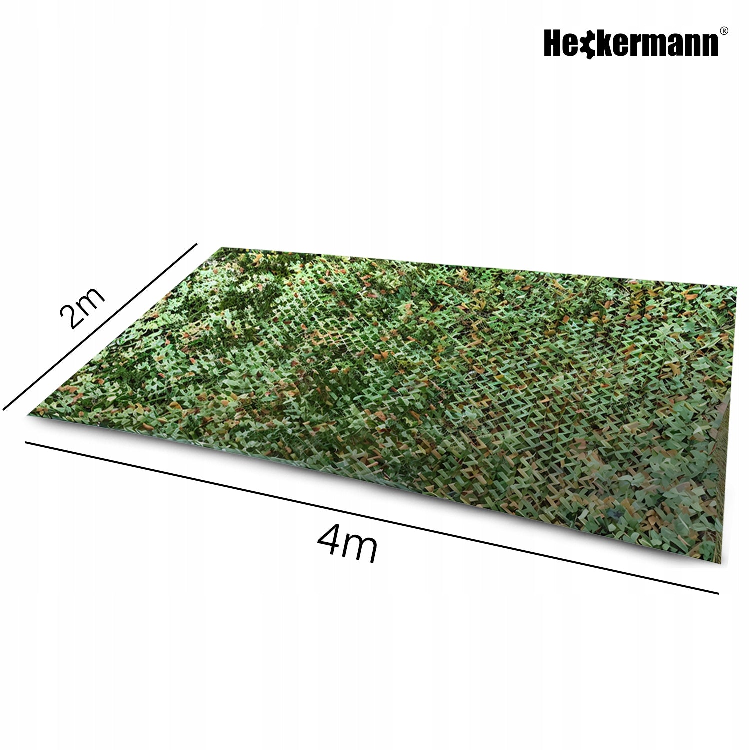 MILITARY MESH 2x4m MASKING SHADING GARDEN CAMOUFLAGE 8m2 + BANDS Shape rectangular