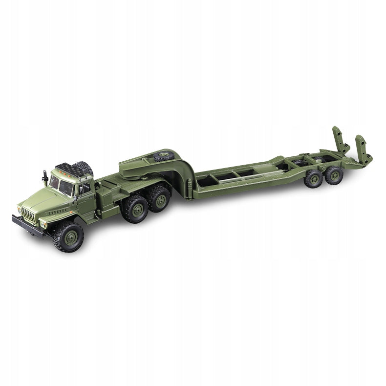 MILITARY REMOTE CONTROLLED CAR URAL MILITARY WITH TRAILER 1/16 GIFT