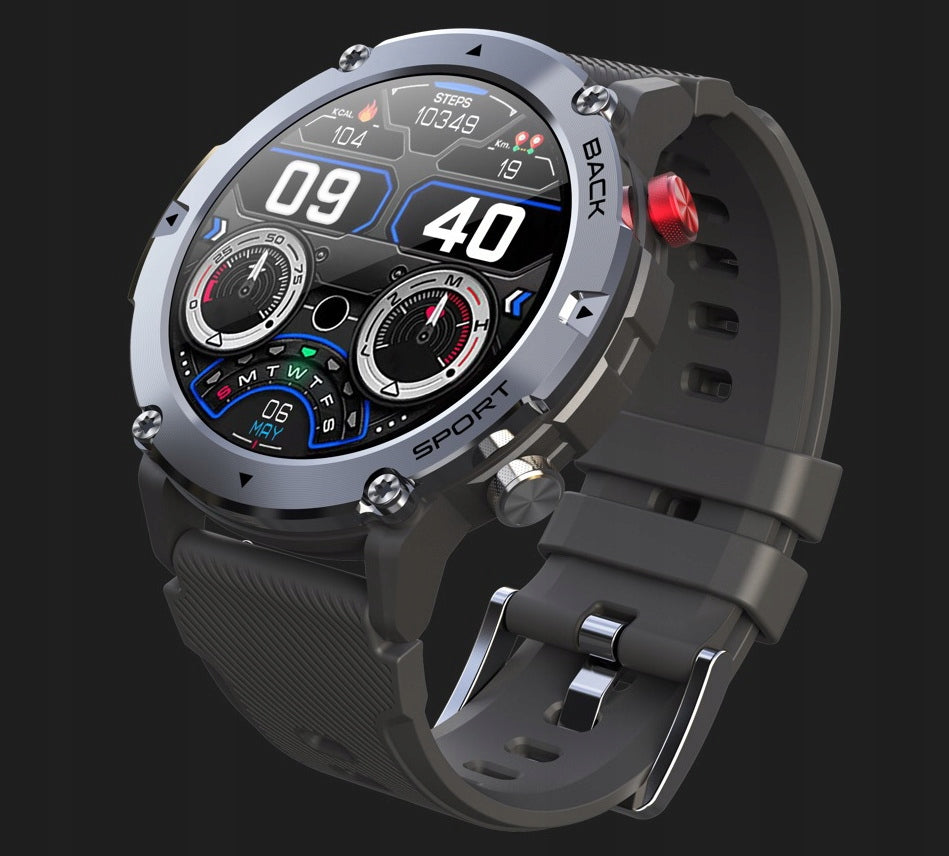 MILITARY SMARTWATCH MEN'S TALK SPORT SMART WATCH POLISH MENU ORIGINAL Brand no brand