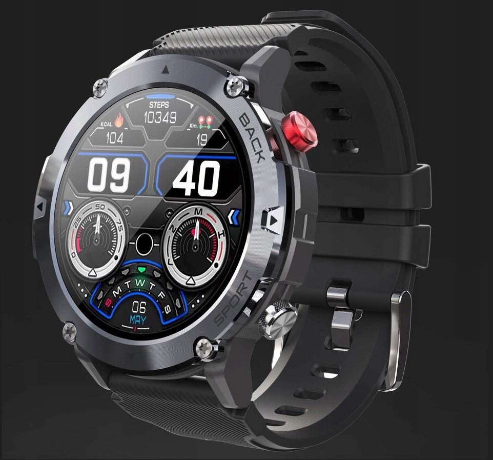 MILITARY SMARTWATCH MEN'S TALK SPORT SMART WATCH POLISH MENU ORIGINAL Manufacturer code 67817608
