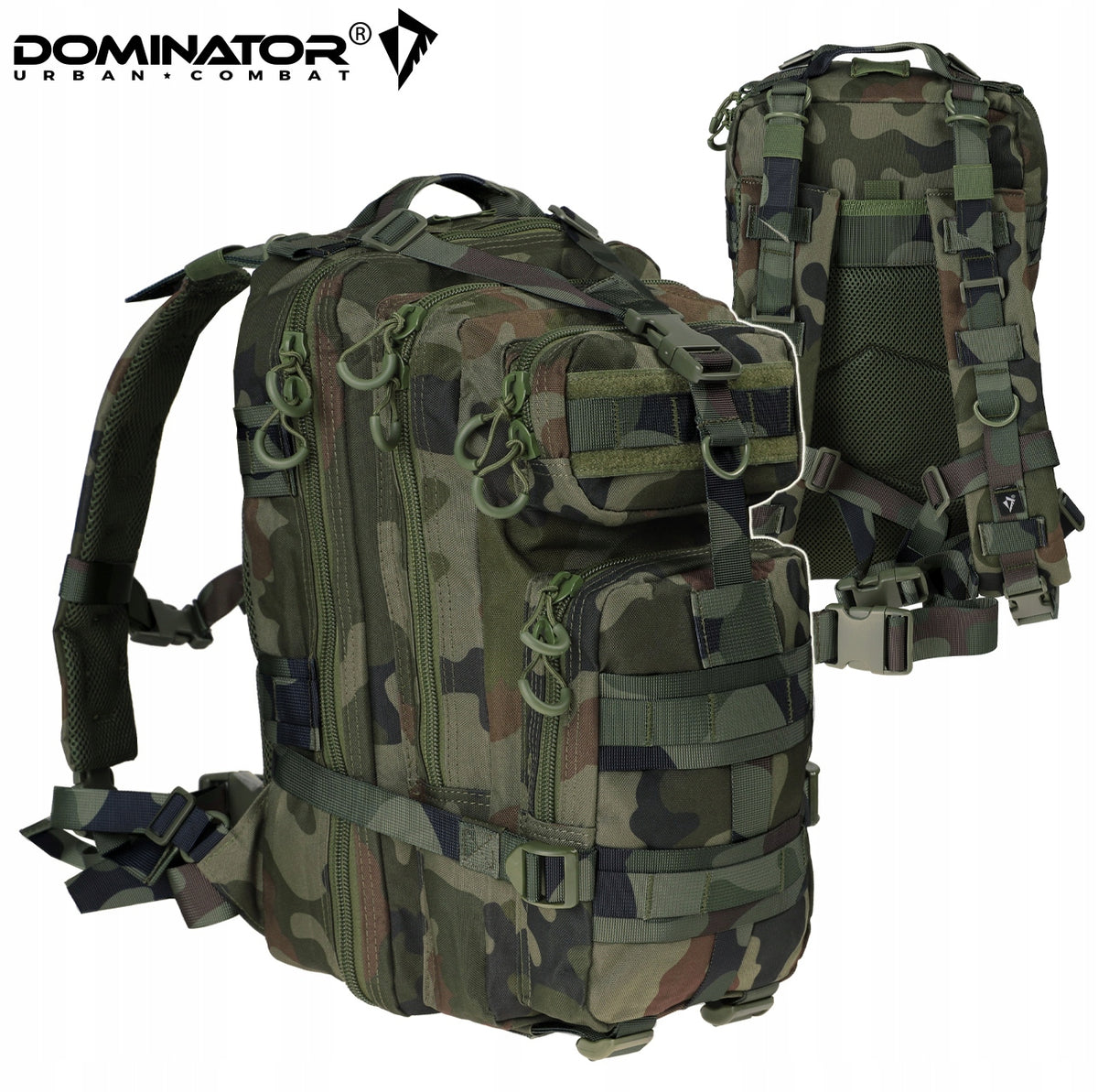 MILITARY TACTICAL BACKPACK DOMINATOR SHADOW MOLLE FULL WZ.93 PANTHER CAMO+GR Brand Dominator UC