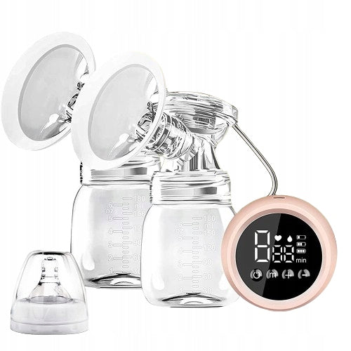 MILK FOOD COLLECTOR BREAST PUMP EXTRACTOR ELECTRIC BOTTLE 2 MODES