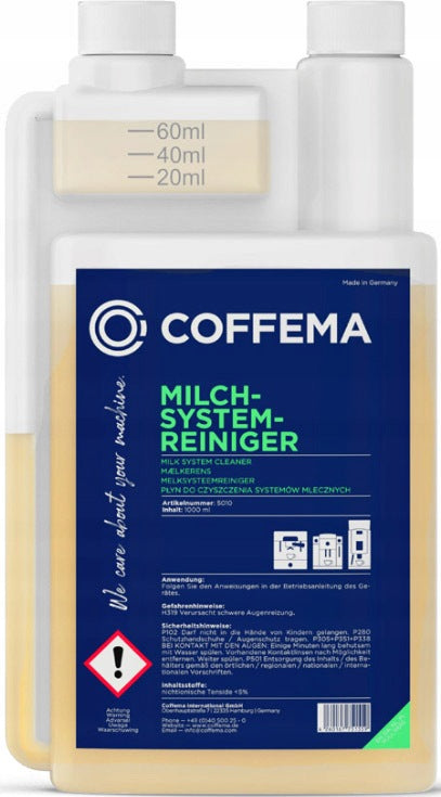 MILK SYSTEM CLEANER REMOVES DEPOSITS FROM MILK SYSTEM 1000ml