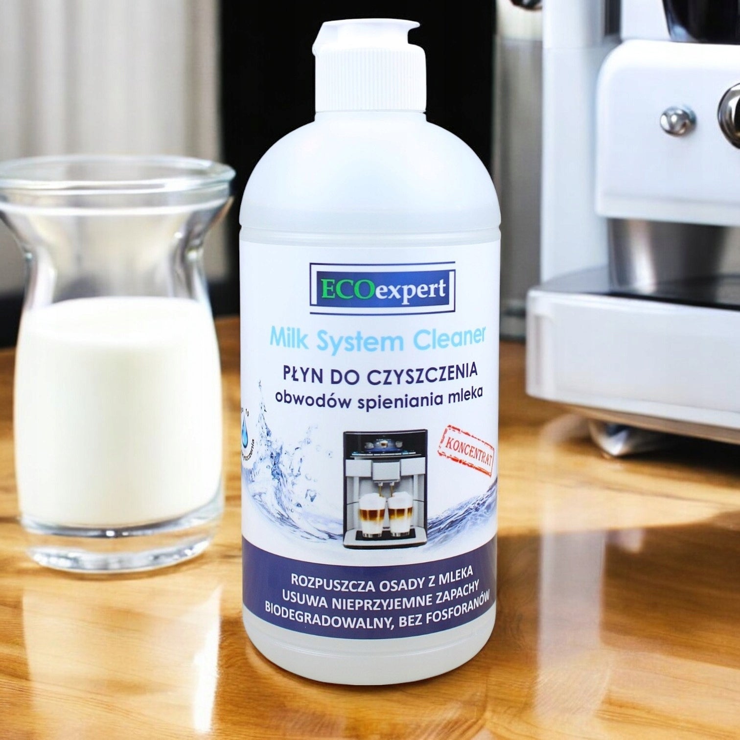 MILK SYSTEM CLEANER liquid for cleaning milk frothing circuits CONCENTRATE EAN (GTIN) 5904041362965
