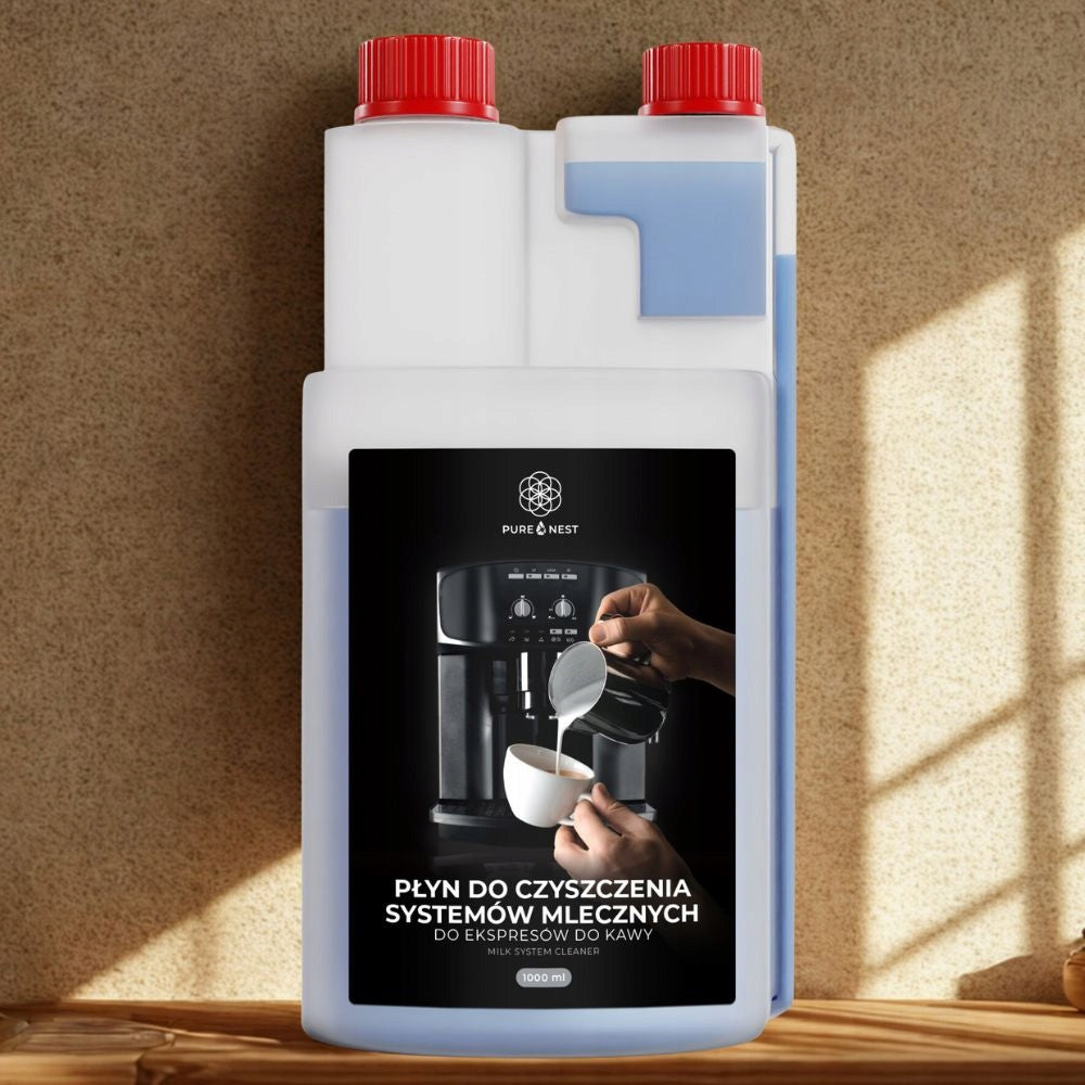 MILK SYSTEM CLEANING LIQUID MILK SYSTEM SEDIMENT REMOVAL 1000ml Manufacturer code Delonghi Siemens Krups Philips Nivona Bosch