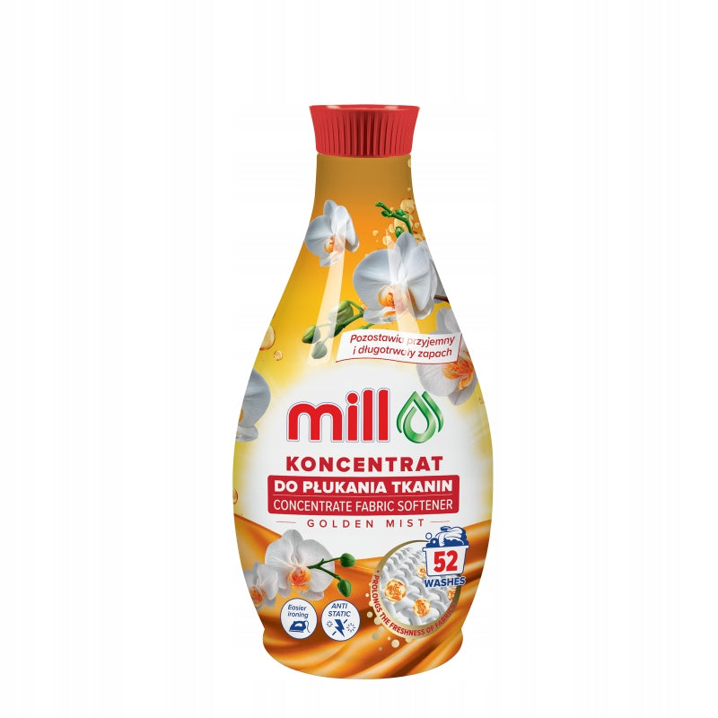 MILL FABRIC SOFTENER CONCENTRATE 1,3L GOLDEN MIST
