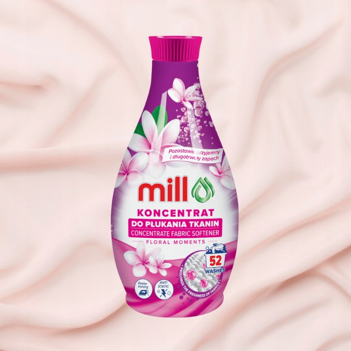 MILL Floral Moment Fabric Rinse Concentrate Freshness 52 Washes 1,3L x2 Packaging status original
