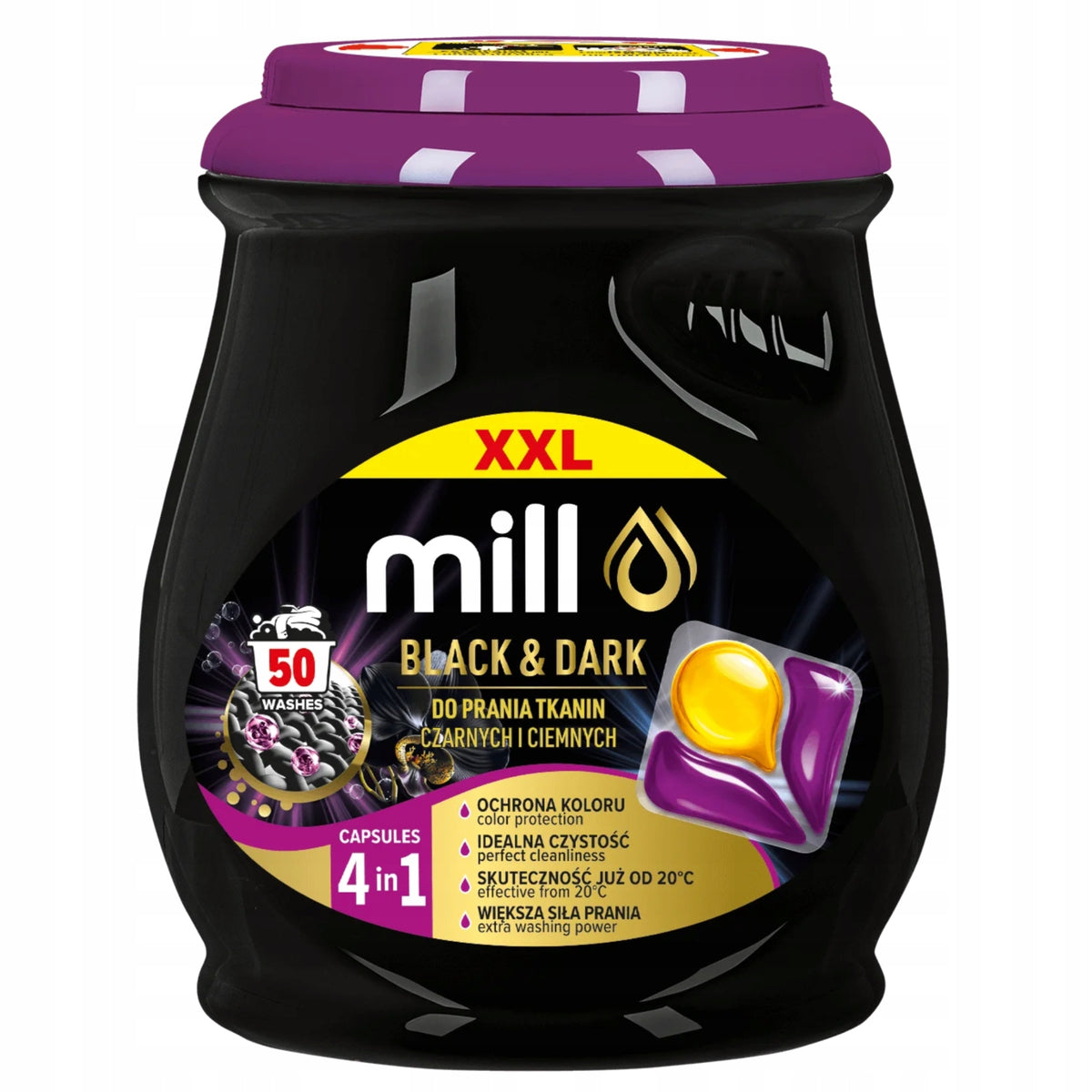 MILL PROFESSIONAL Dark and Black Washing Capsules 50pcs.