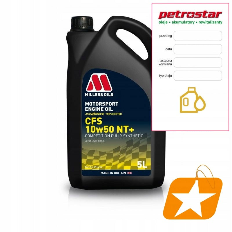 MILLERS NANODRIVE CFS NT+ 10W50 5 Liters