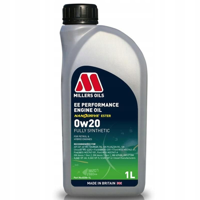 MILLERS OIL 0W-20 EE PERFORMANCE 1L