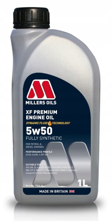 MILLERS OIL XF LONGLIFE 5W50 1L