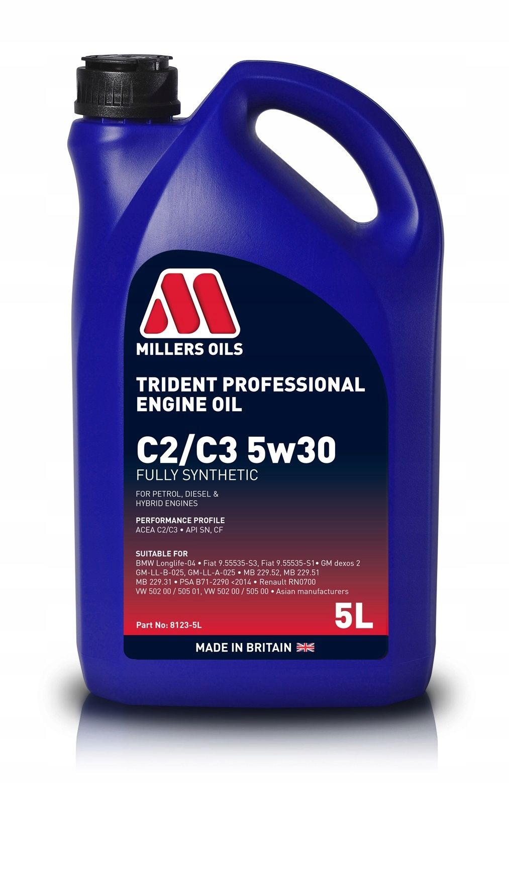 MILLERS OILS 5W-30 TRIDENT PROFESSIONAL C2 C3 5L