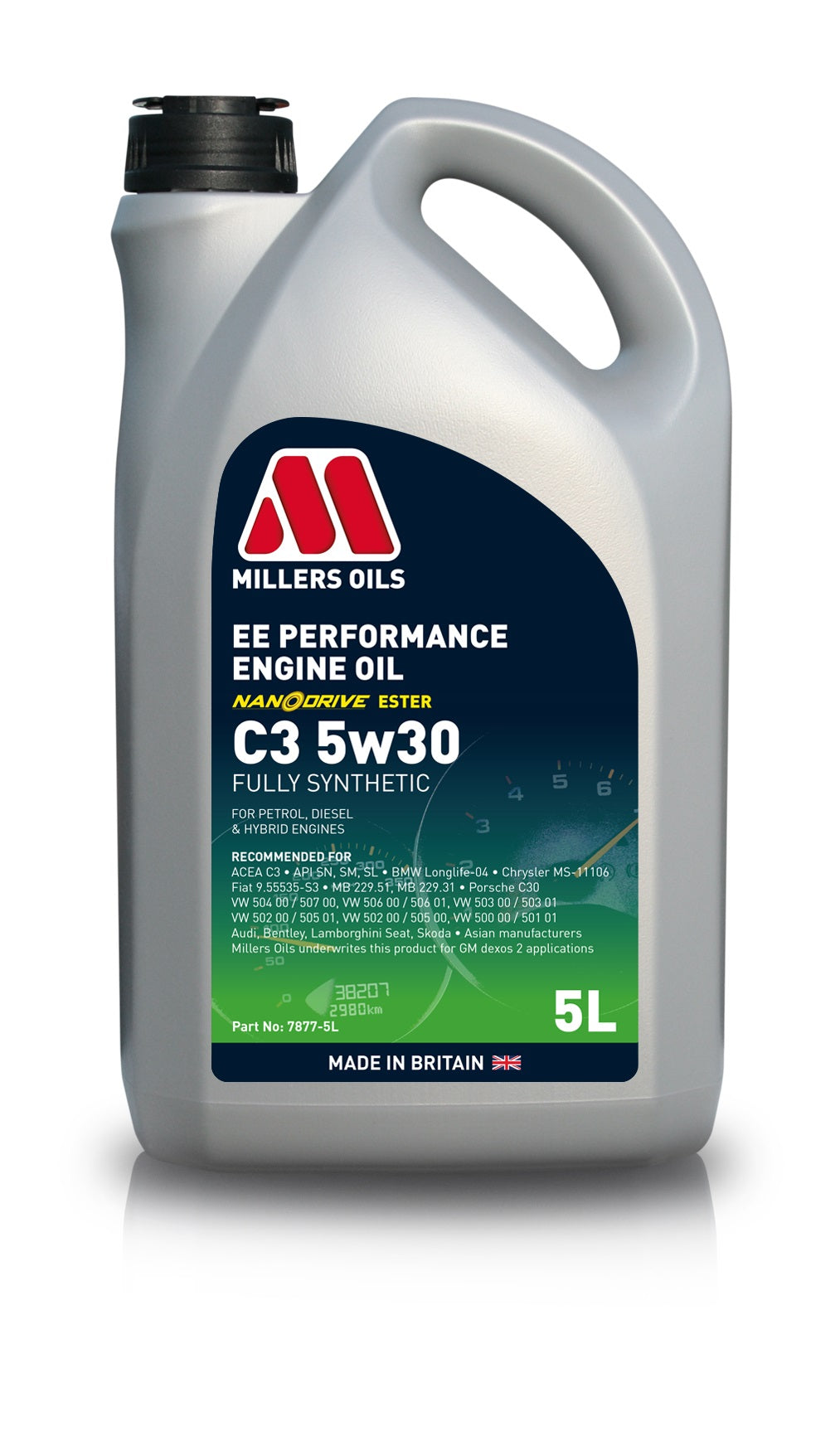 MILLERS OILS EE LONGLIFE 5W30 5L Packaging volume 5 l