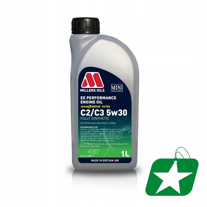 MILLERS OILS EE PERFORMANCE C2 C3 5W30 1L Packaging volume 1 l