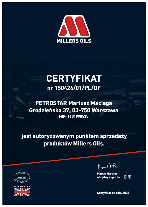 MILLERS OILS EE PERFORMANCE C5 C6 0W20 5L Packaging status original