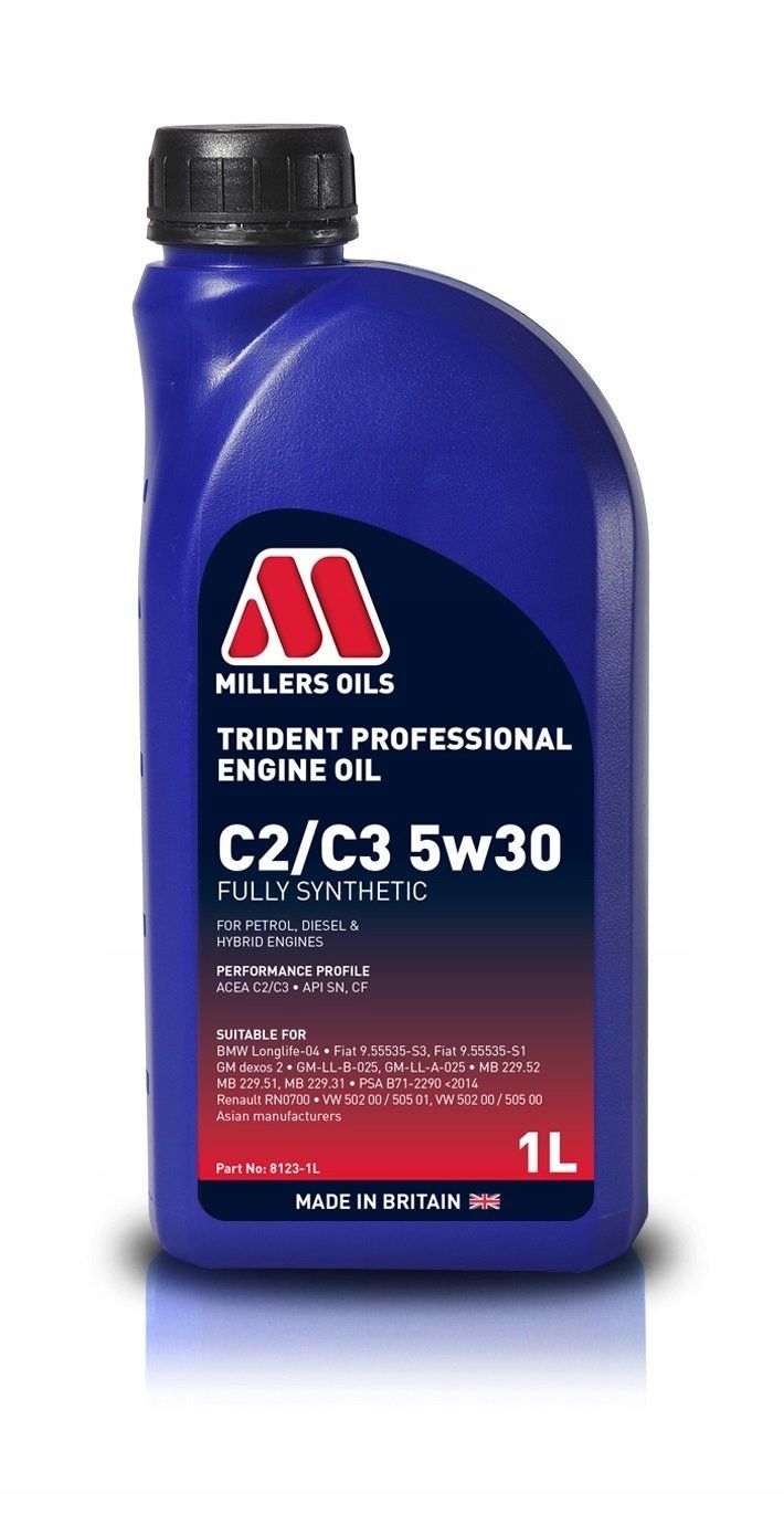 MILLERS OILS TRIDENT PROFESSIONAL 5W-30 C2 C3 1L