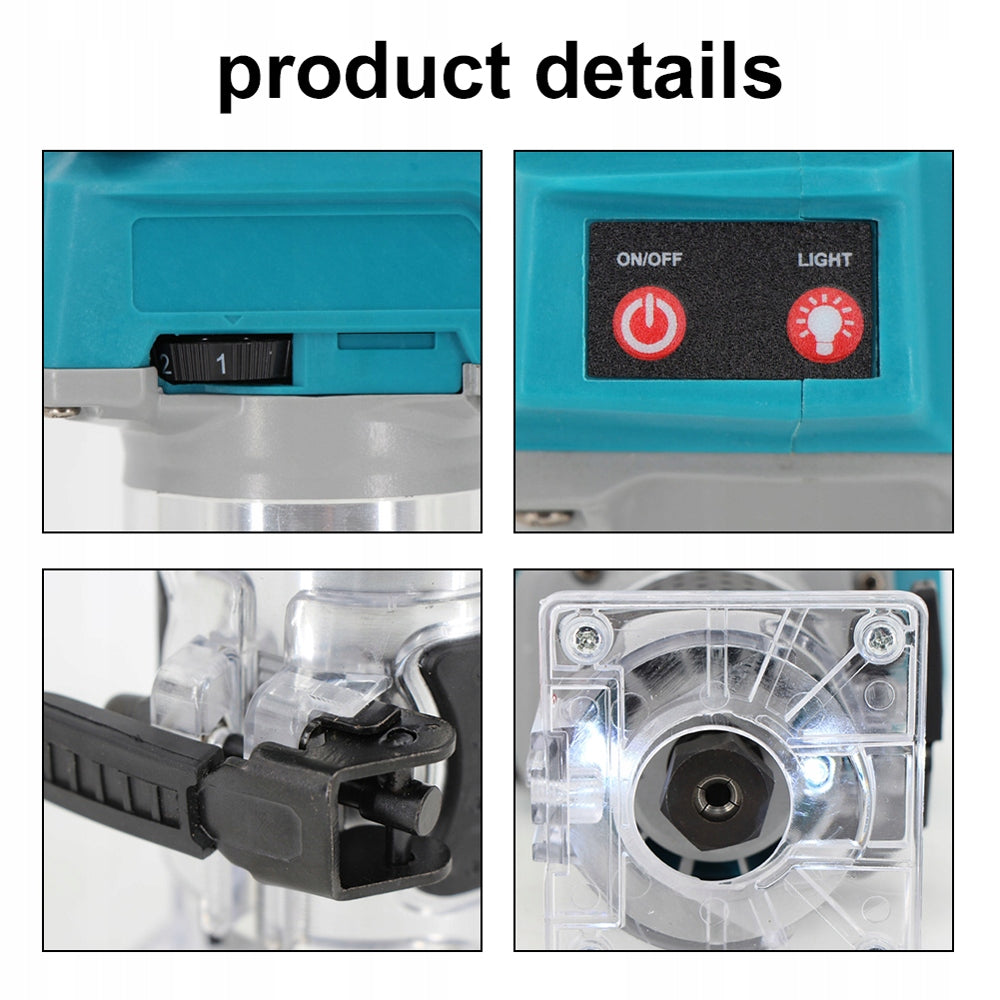 MILLING-CUTTING MACHINE ONE-HANDED MILLING MACHINE 600W FOR WOOD VERTICAL MANUAL Milling machine type plunge