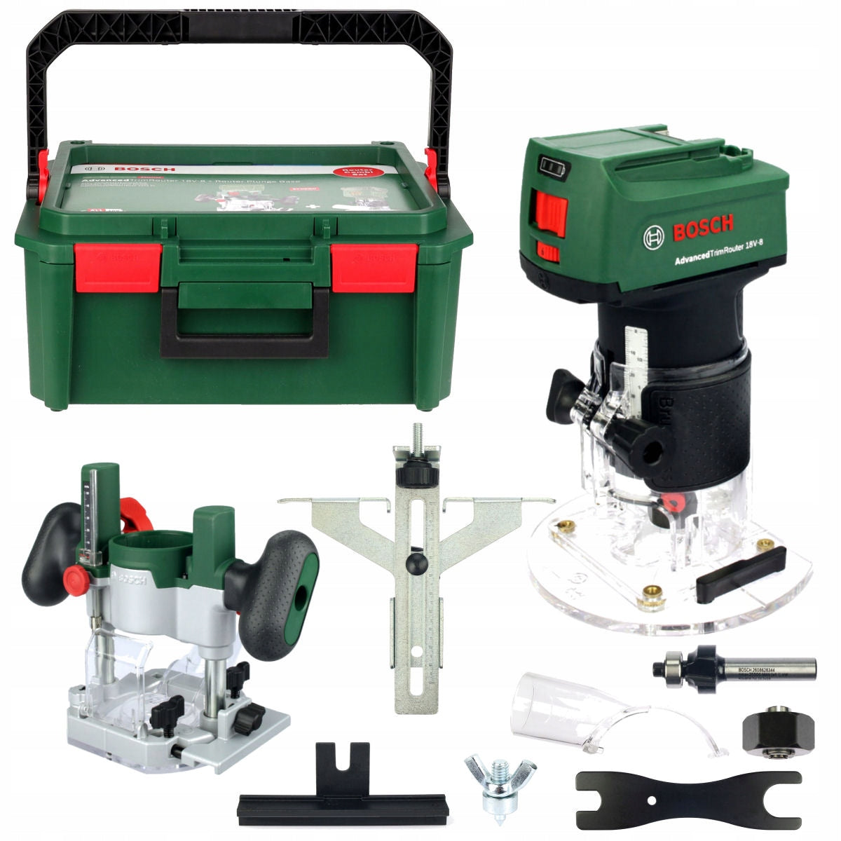 MILLING MACHINE AdvancedTrimRouter 18V-8 BOSCH BODY + SPINDLE MODULE