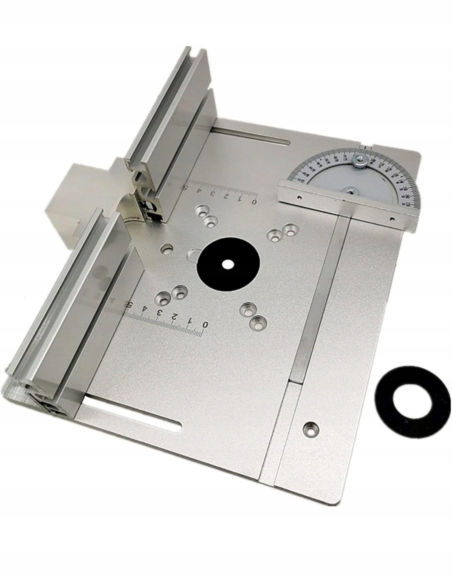 MILLING TABLE TOP ALUMINUM TABLE MOUNTING PLATE 240X200MM WITH GUIDE Packaging status original