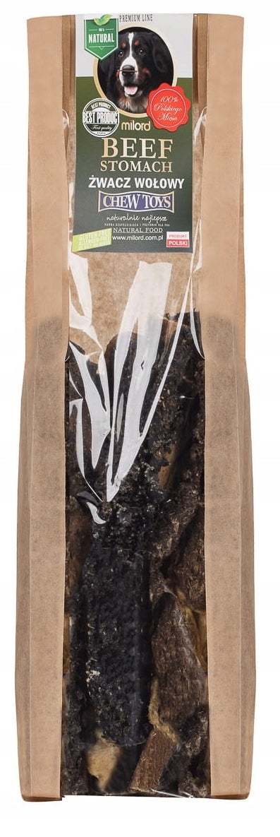 MILORD DRIED DELICACY 100% BEEF RUMEN 400 G.
