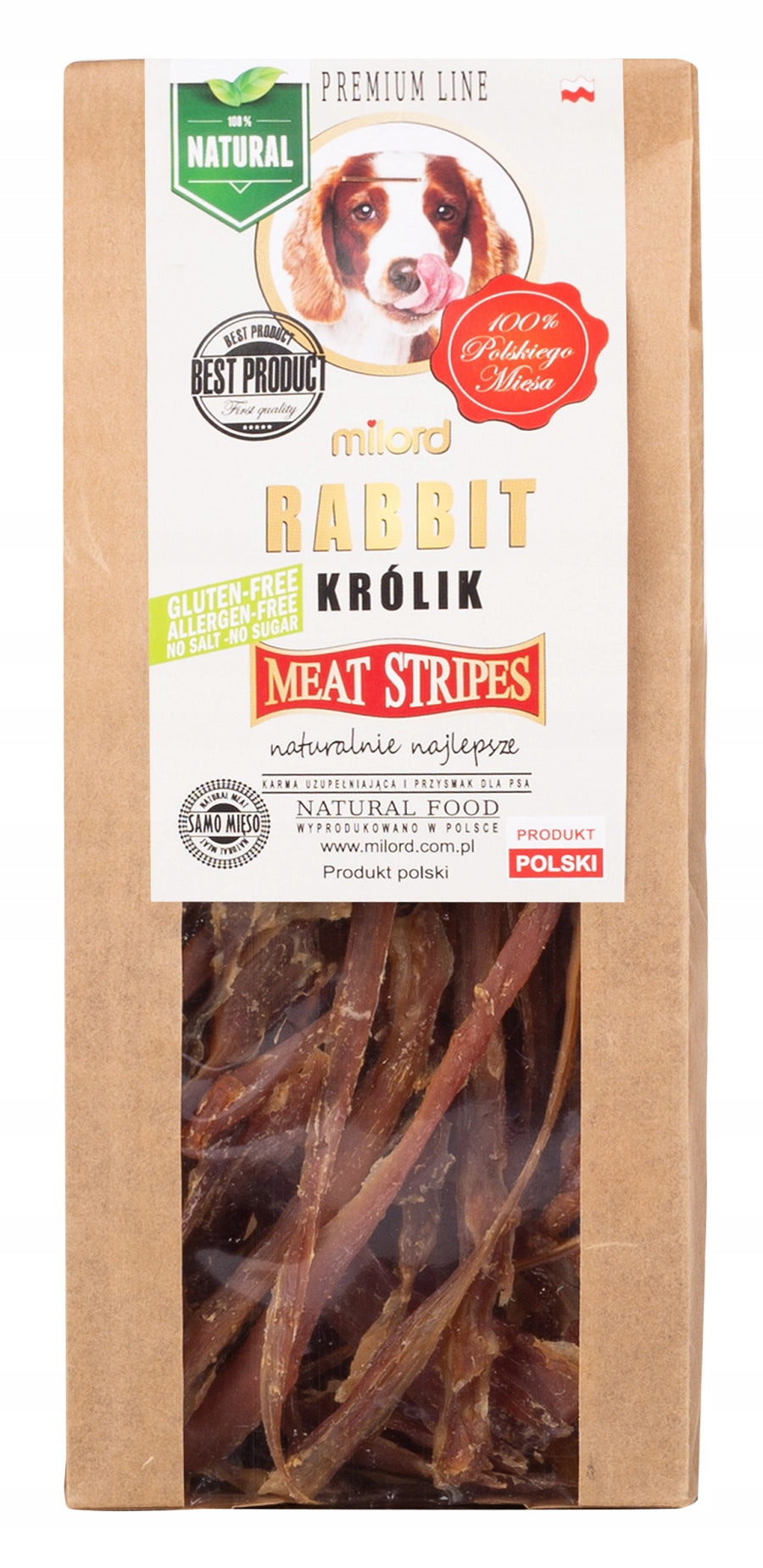 MILORD RABBIT MEAT TREATS 80G