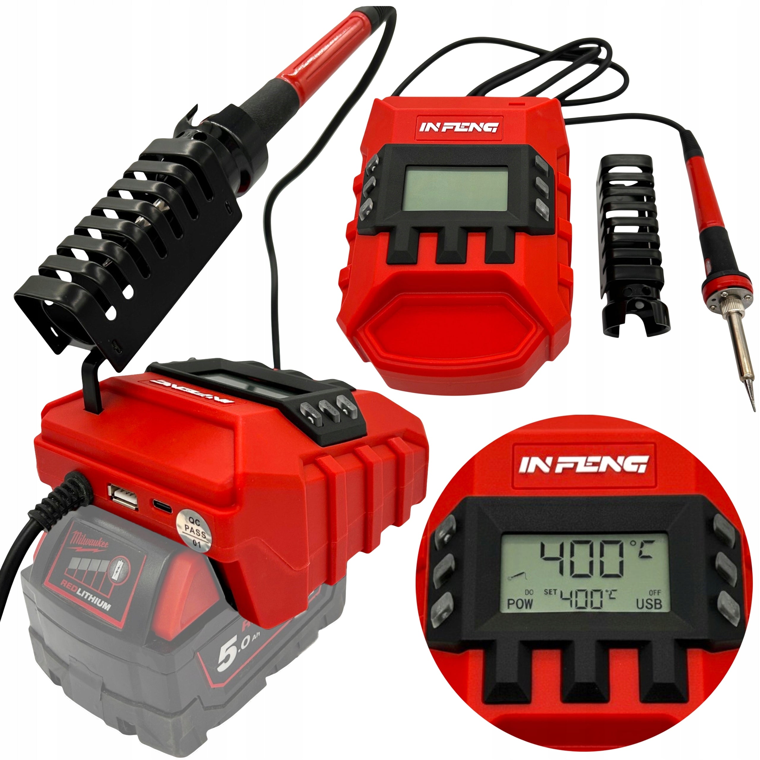 MILWAUKEE 18V BATTERY CORDLESS SOLDERING IRON M18 PORTABLE