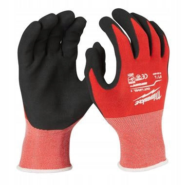 MILWAUKEE CUT RESISTANT GLOVES - ITEM A - SIZE L/9 - 1 PAIR