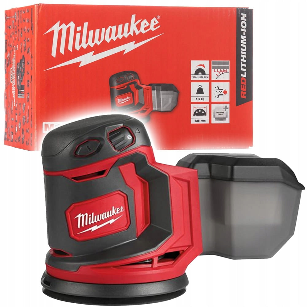 MILWAUKEE M18 BOS125-0 Eccentric Grinder 18v 4933464228 Packaging status original