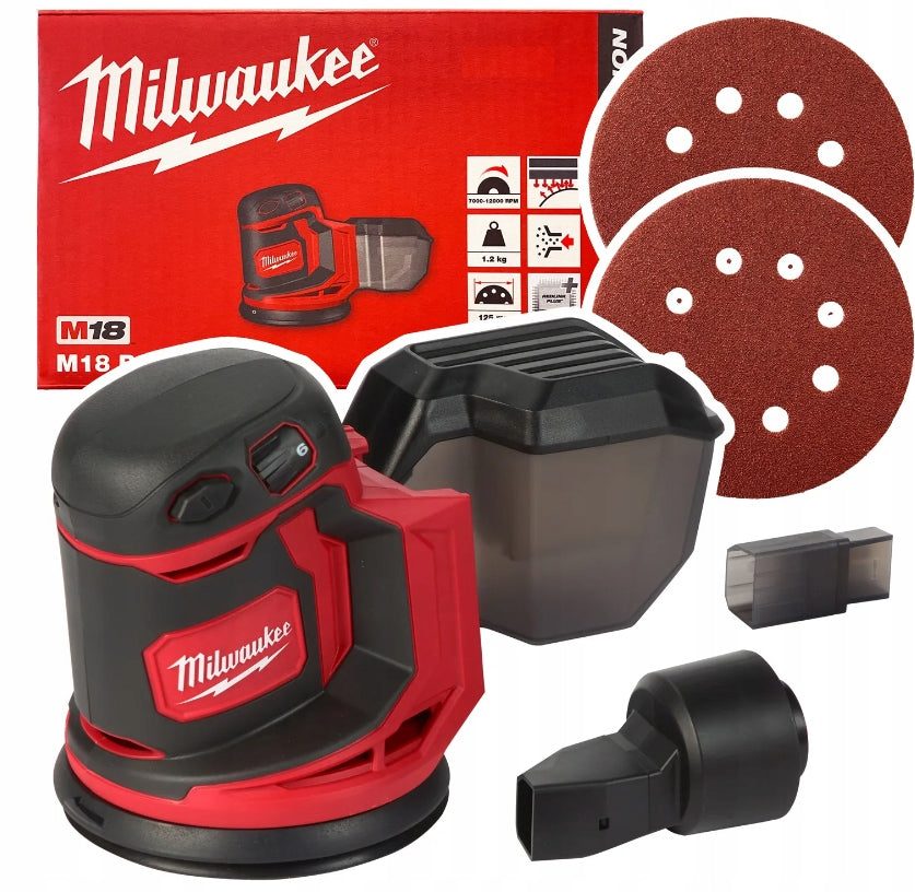 MILWAUKEE M18 BOS125-0 Eccentric Grinder 18v 4933464228