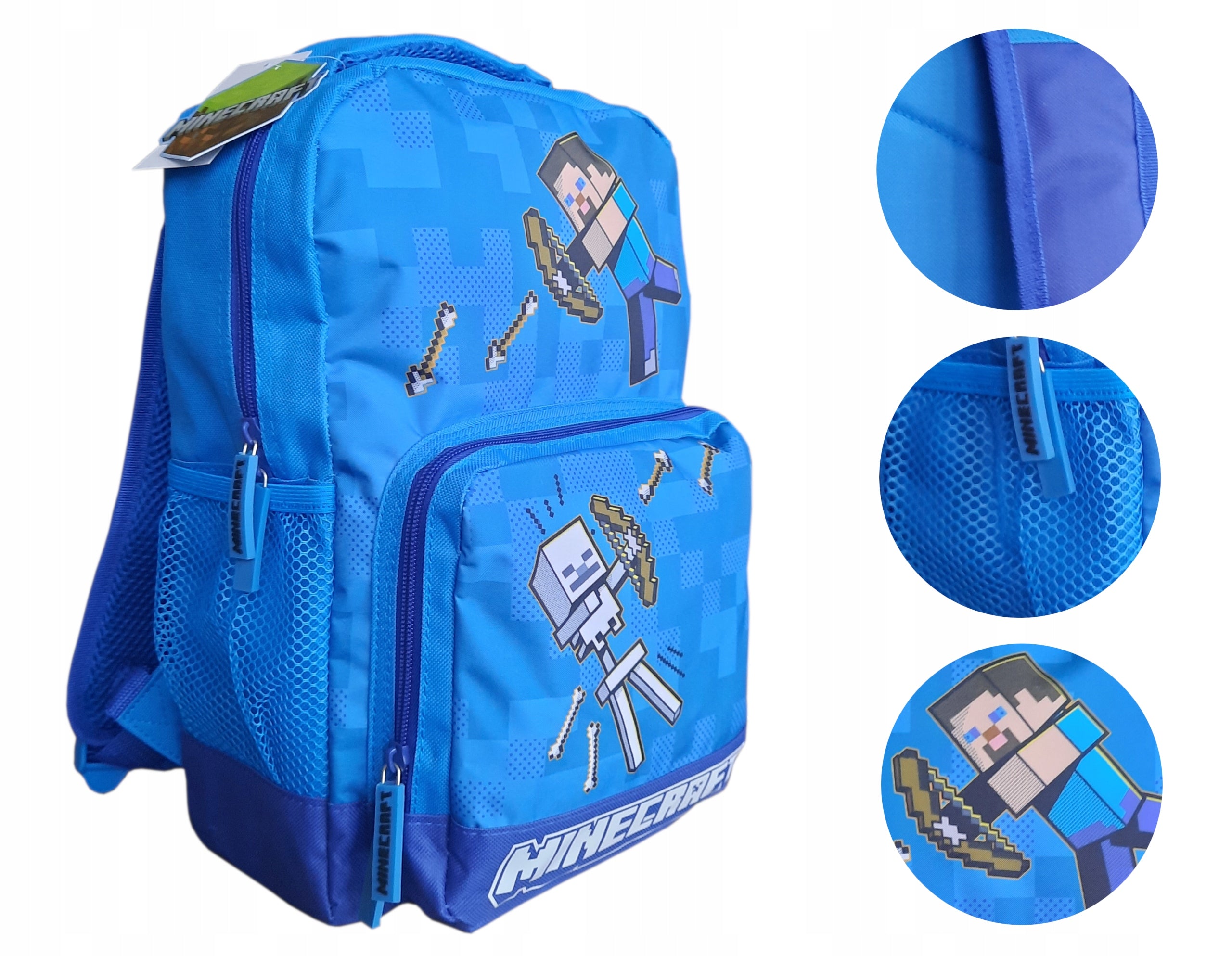 MINECRAFT SCHOOL BACKPACK FOR SCHOOL CREEPER CHILDREN BOYS Manufacturer code FKC54953