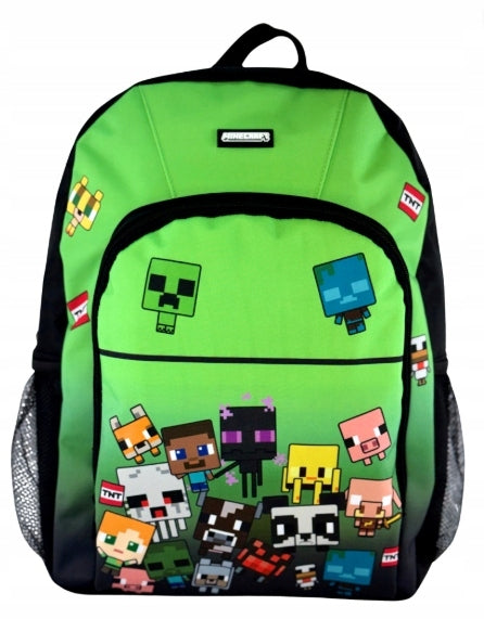 MINECRAFT School Backpack A4 two-chamber 40x30x15CM + FREEBIE EDT 30ML Manufacturer code 481607