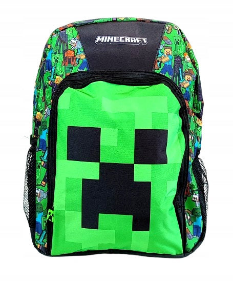 MINECRAFT Single compartment school backpack 40 x 30 x 15 cm + FREEBIE EDT 30ML Brand Minecraft