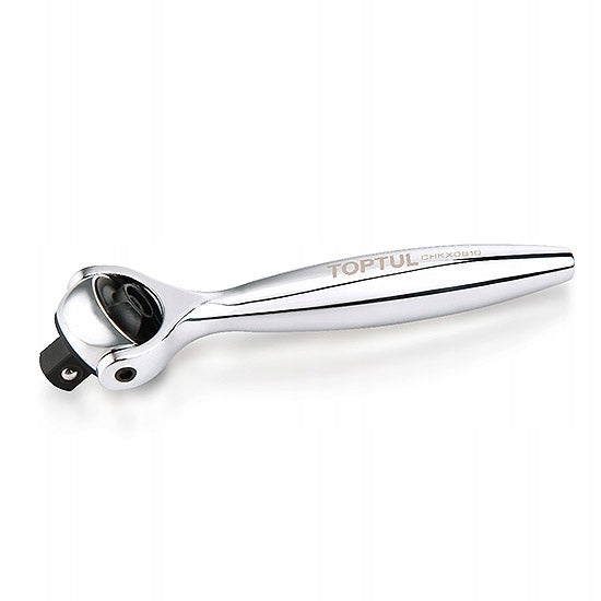 MINI 1/4" RATCHET WITH JOINT 180° 90 TEETH 95 MM RATCHET TOPTUL Manufacturer code CHKX0810