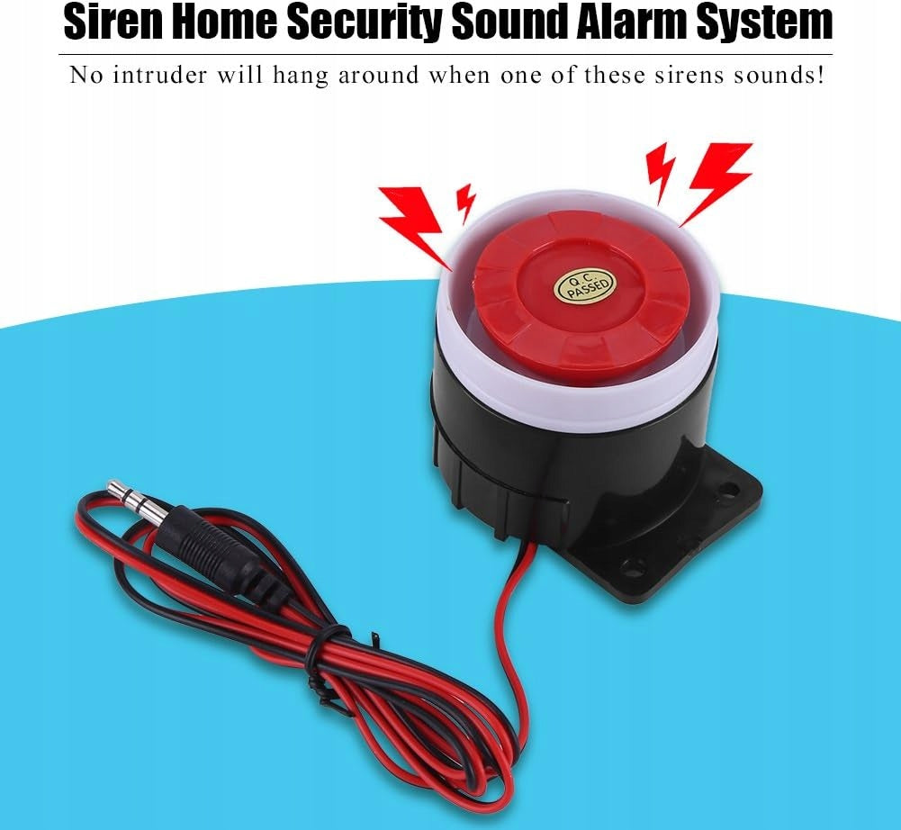 MINI 110DB WIRED ALARM SIREN FOR OUTDOOR SECURITY SYSTEM Brand no brand