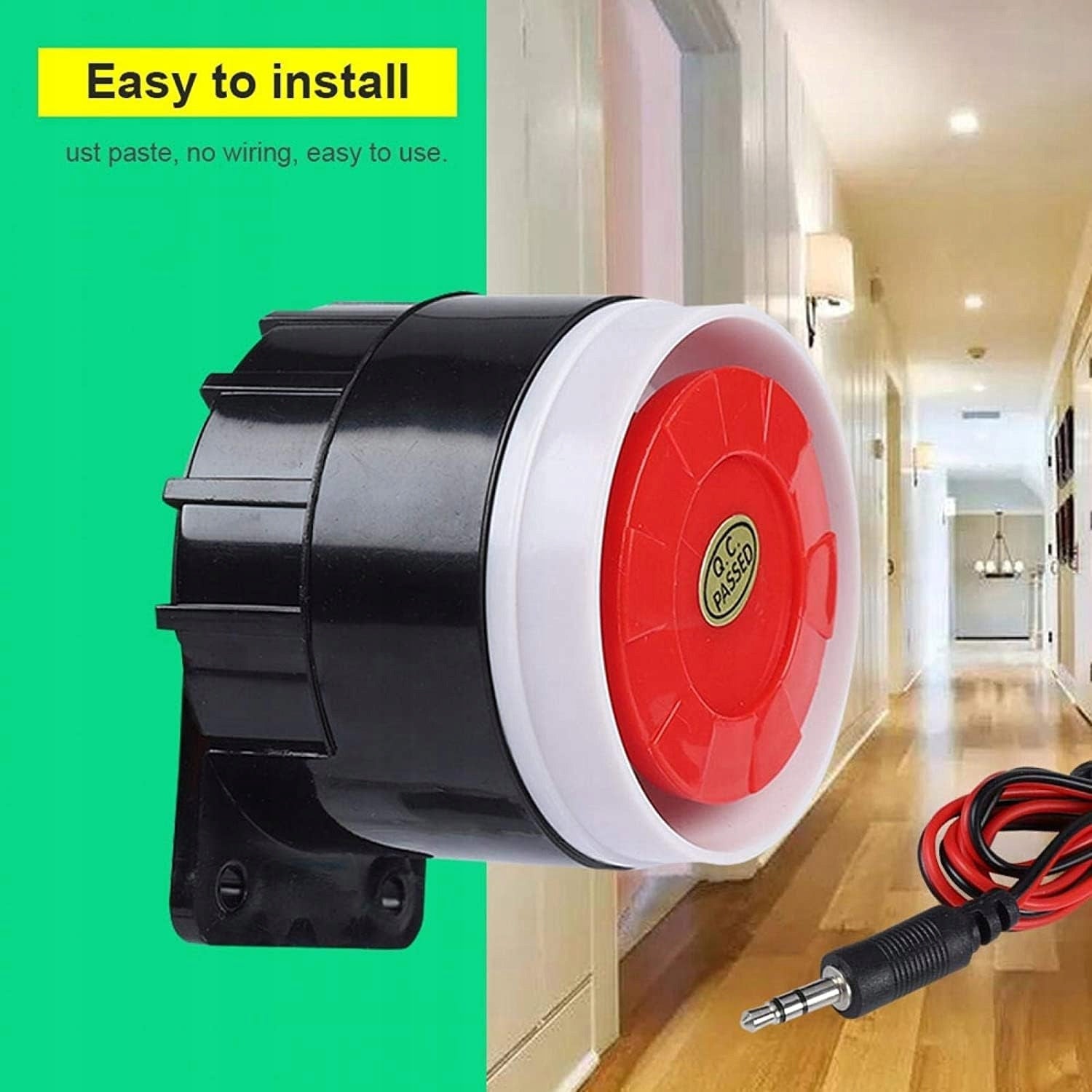 MINI 110DB WIRED ALARM SIREN FOR OUTDOOR SECURITY SYSTEM Manufacturer code JYA02304