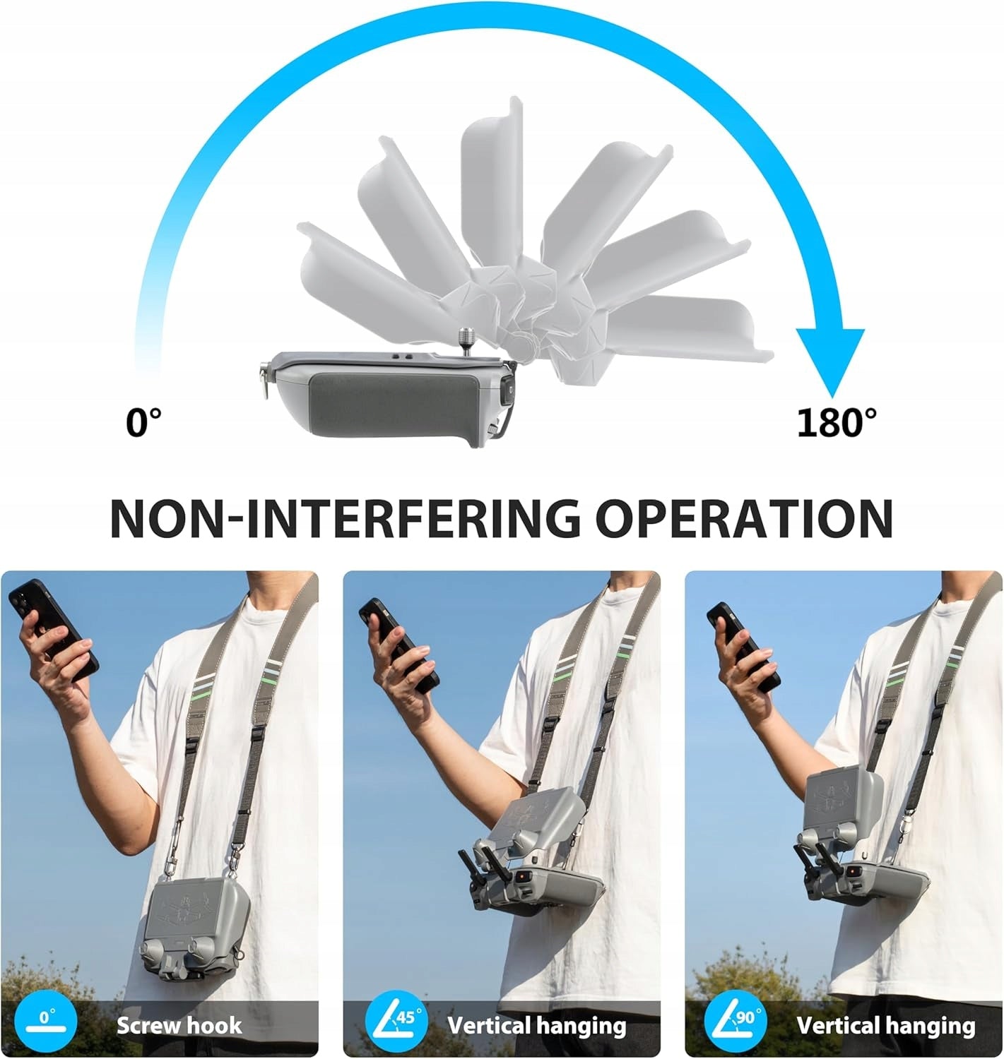 MINI 4 PRO SUN HOOD+LANYARD FOR DJI RC2/RC SUNSHADE FOR DJI FLIP/NEO/MINI 3 Brand STARTRC