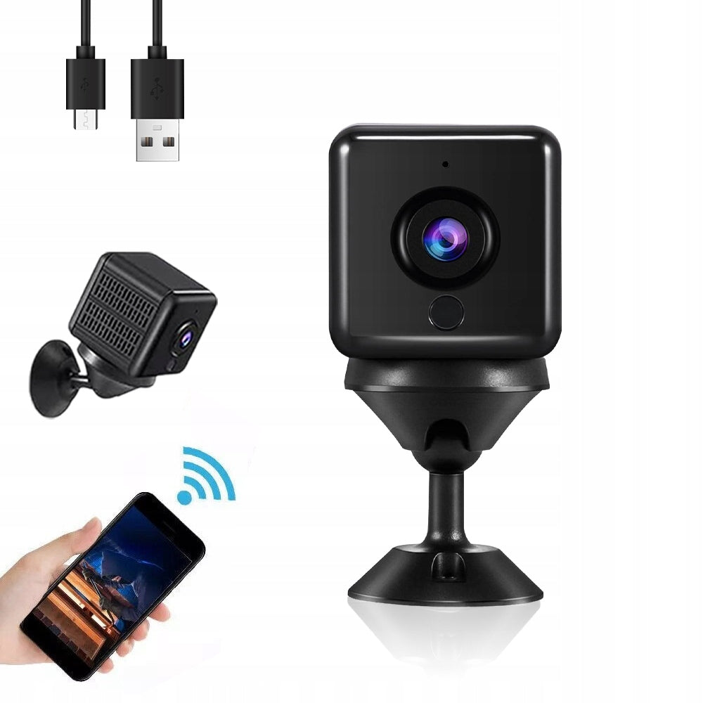 MINI 4K CAMERA WITH WIFI 2.4GHZ APPLICATION WITH MOTION DETECTION AND NIGHT VISION