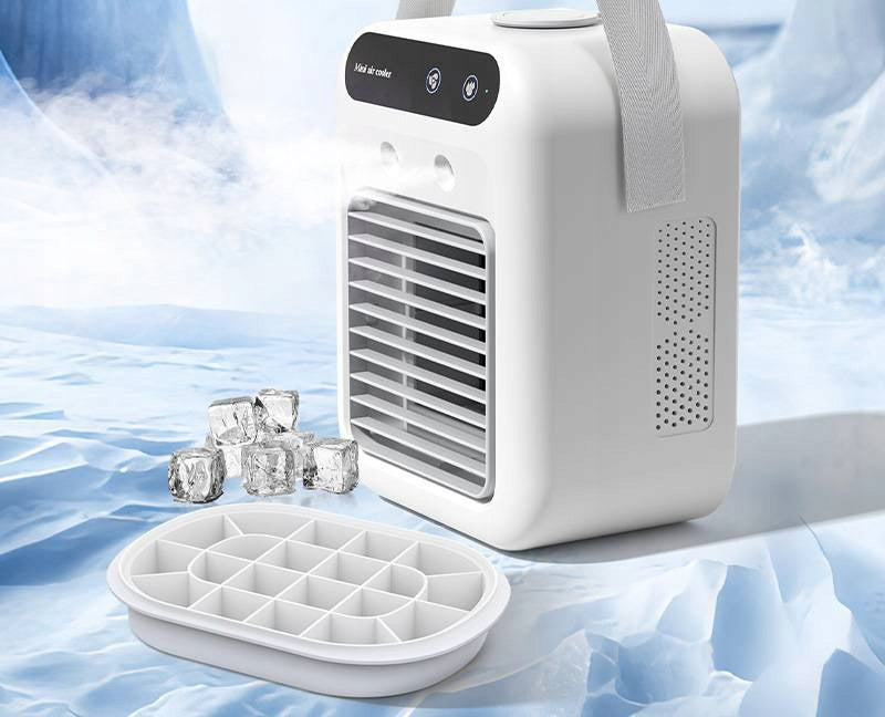 MINI AIR CONDITIONER 500ML 3IN1 FAN HUMIDIFIER AIR COOLING Model JQ128